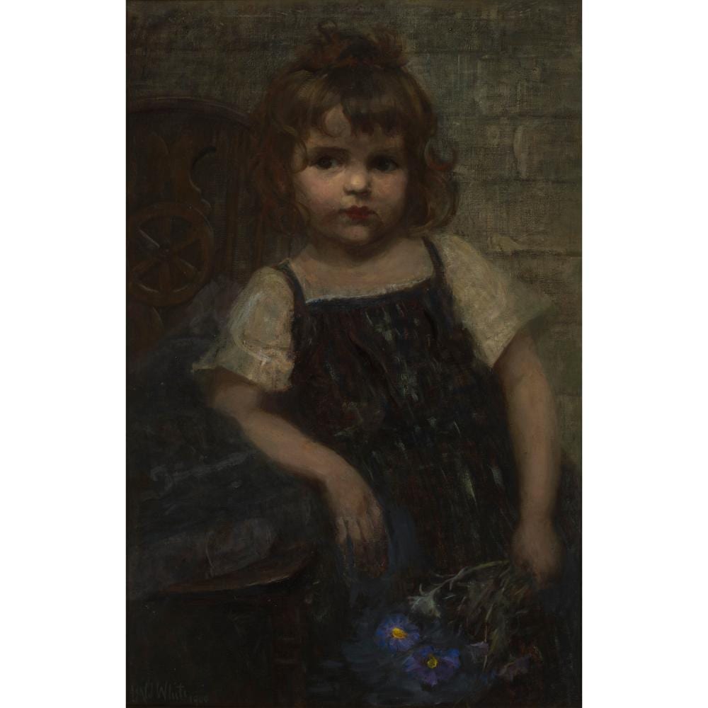 Isabel White comparable auction result: isabel white british fl 1892 1904 violets 1900
