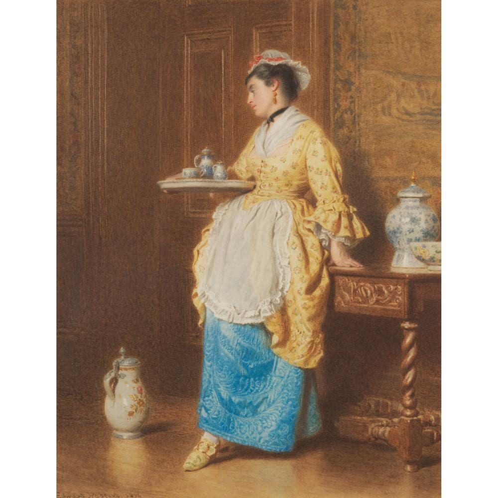 edward radford british 1831 1920 reverie · Lyon & Turnbull · 2024-02-13 Edward Radford comparable auction result: edward radford british 1831 1920 reverie