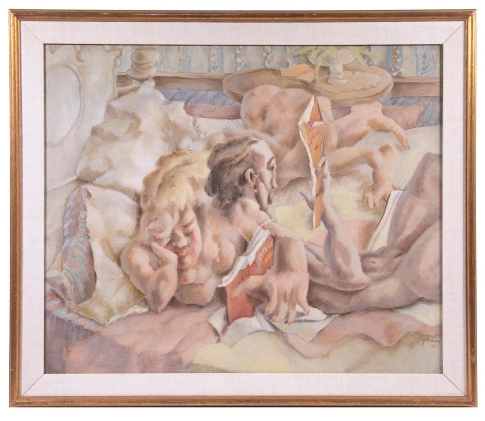 Carl Gustaf Simon Nelson comparable auction result: carl gustaf simon nelson me ma ny sweden 1898 1988