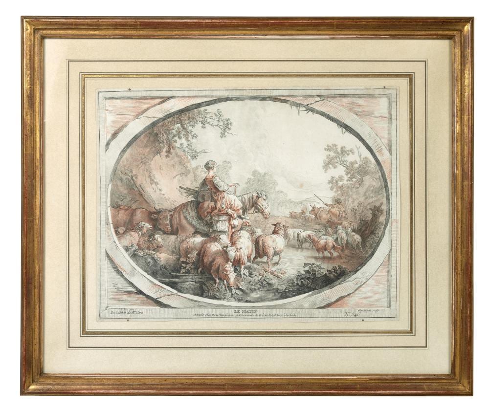 Gilles Antoine Demarteau comparable auction result: gilles antoine demarteau 1750 1802 les quatre he