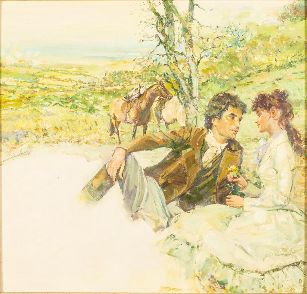 Bernard D'Andrea comparable auction result: bernard d andrea b 1923 seven for a secret o b