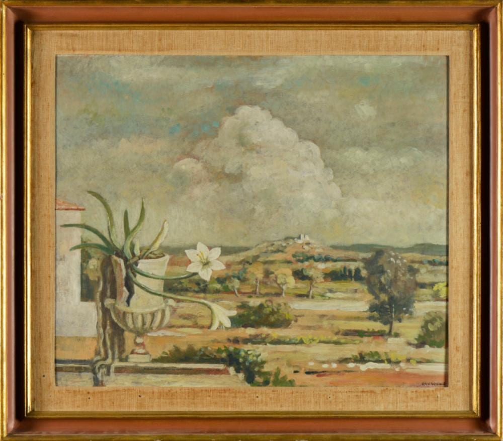 rex wood paisagem leo s platex 57 x 67 5 cm · Palácio do Correio Velho · 2024-02-05 Rex Wood comparable auction result: rex wood paisagem leo s platex 57 x 67 5 cm