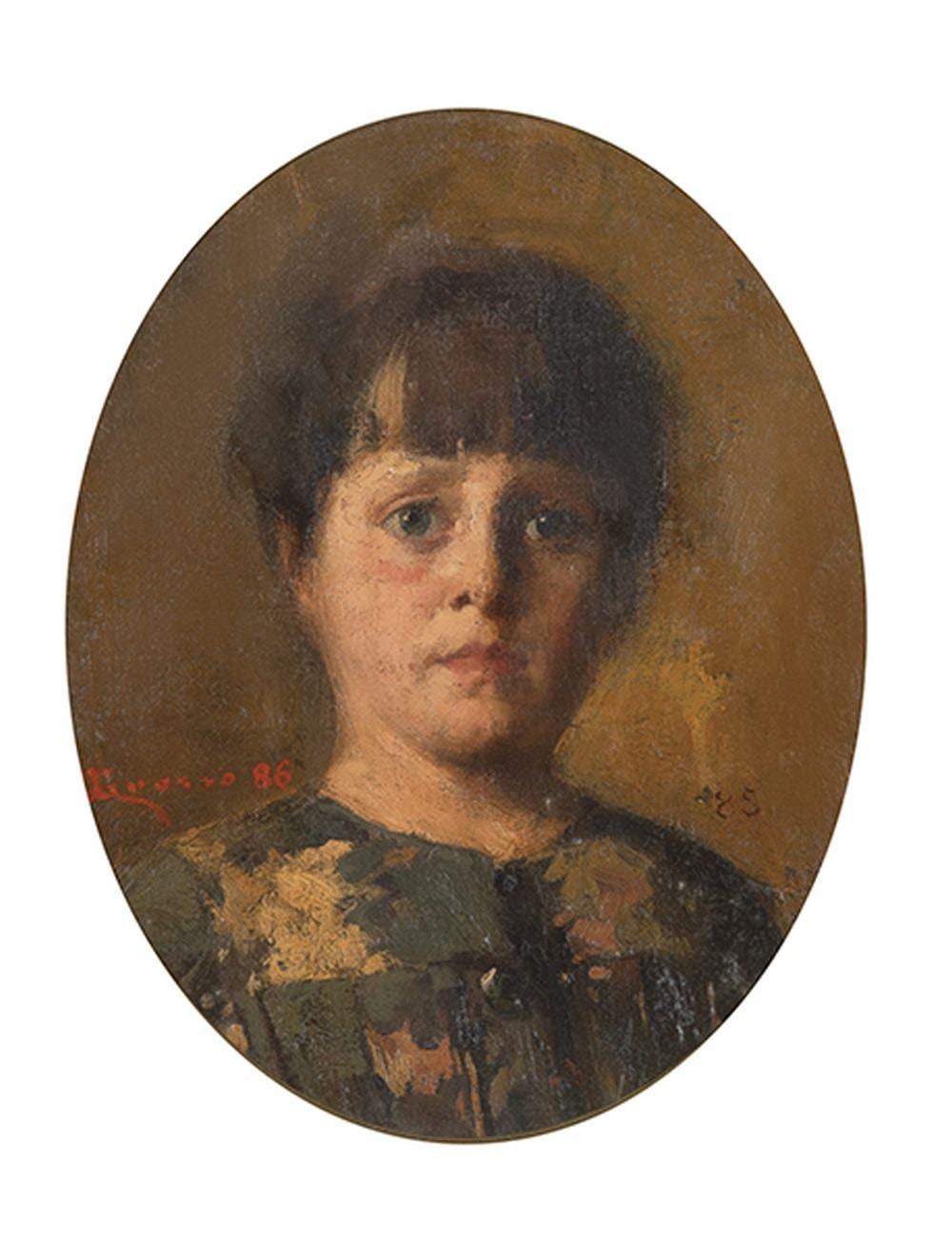 Alfonso Grosso Sánchez comparable auction result: alfonso grosso portrait of a girl