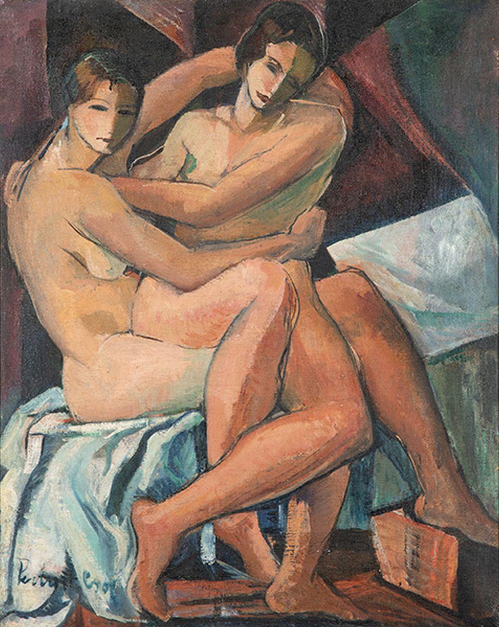 Vilmos Perlrott Csaba comparable auction result: vilmos perlrott csaba two nudes