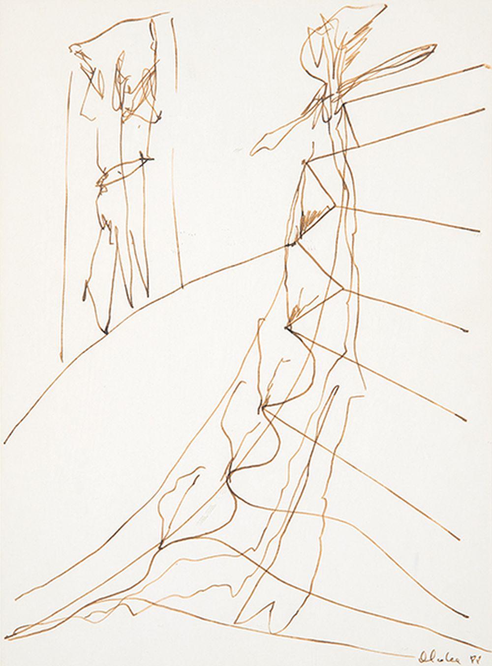 Carlos Alcolea comparable auction result: carlos alcolea nude going down the stairs