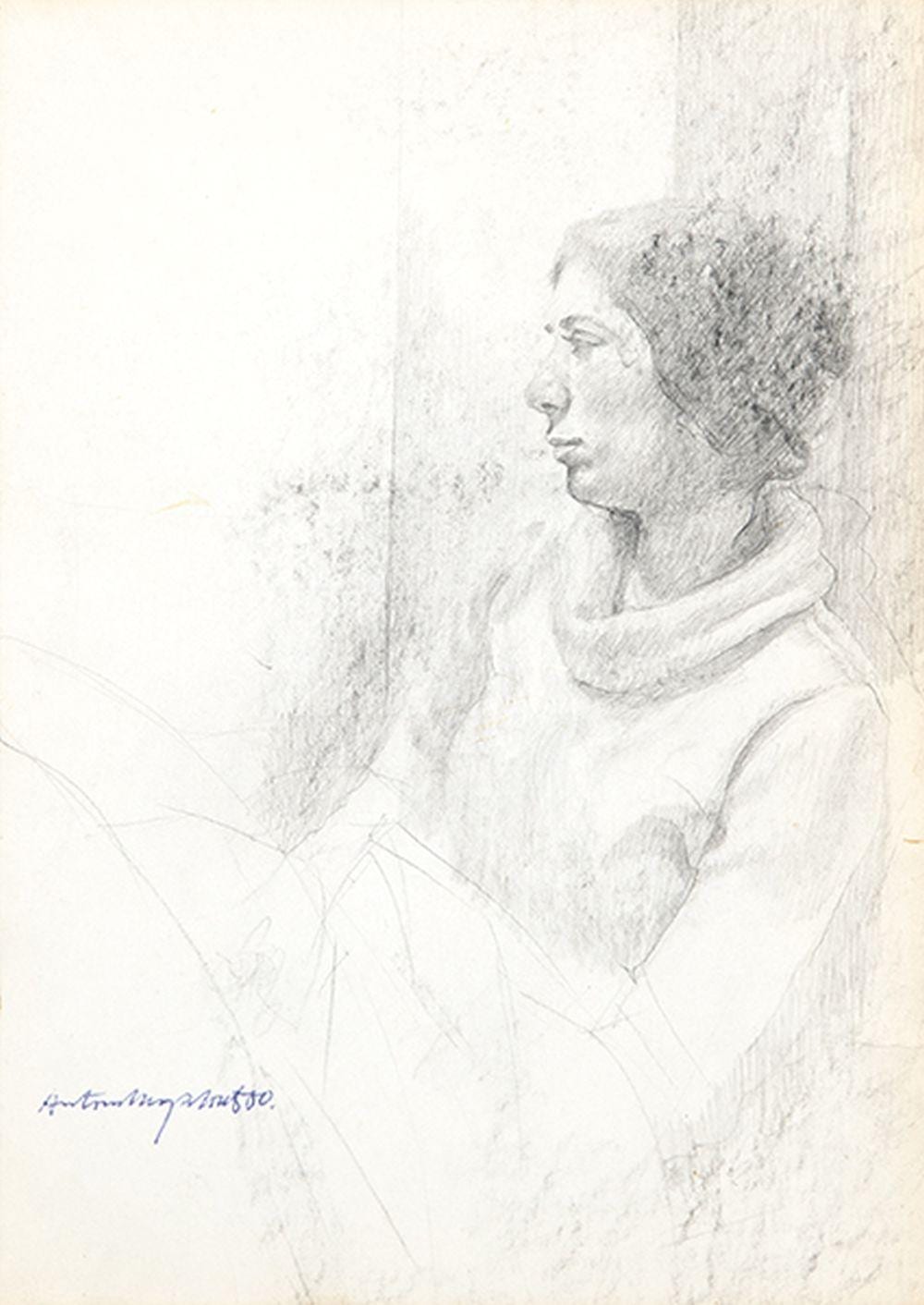 Antonio Maya comparable auction result: antonio maya woman at the window