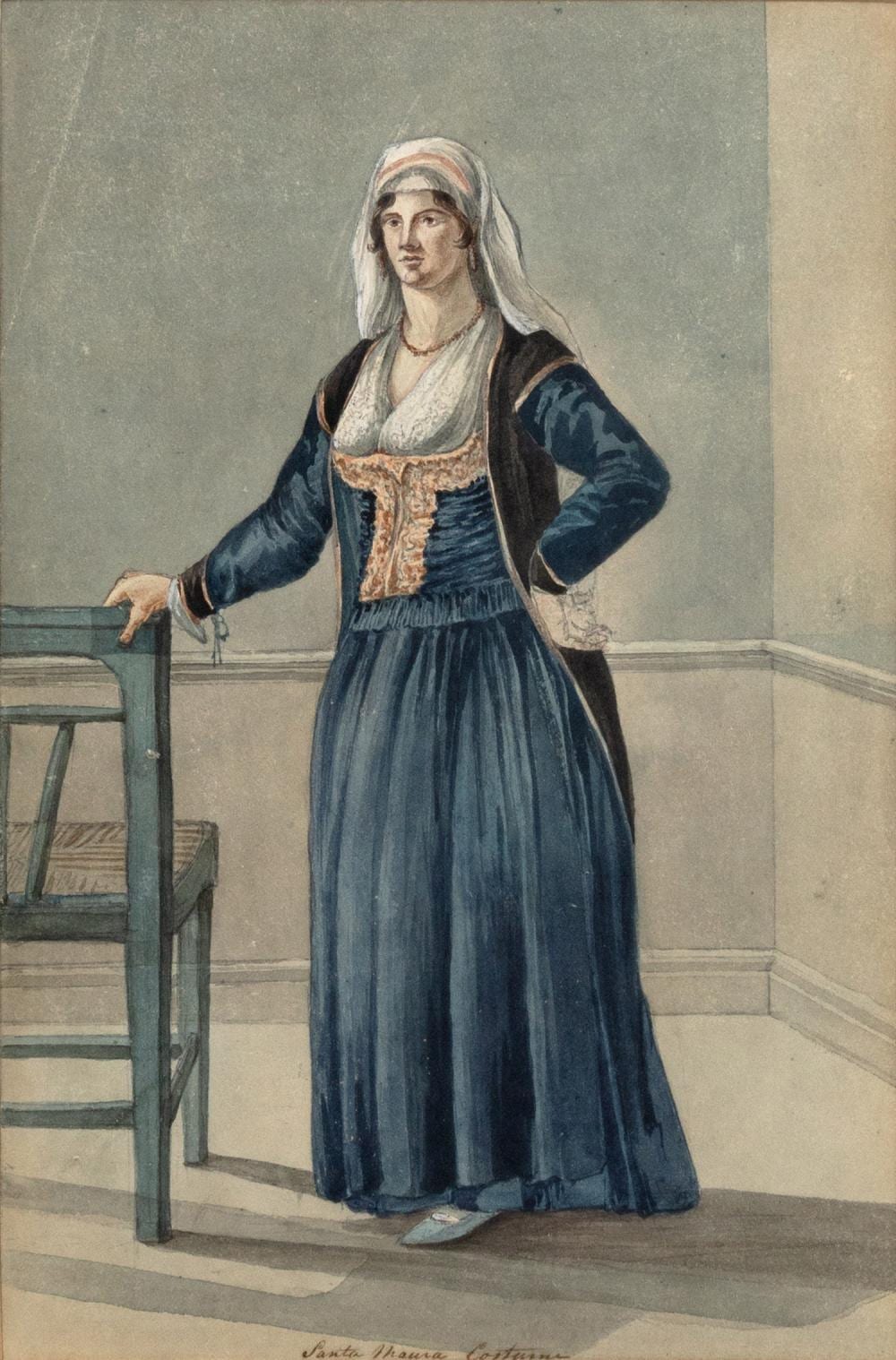 Joseph Cartwright comparable auction result: joseph cartwright 1789 1829 santa maura costume costume from lefkada