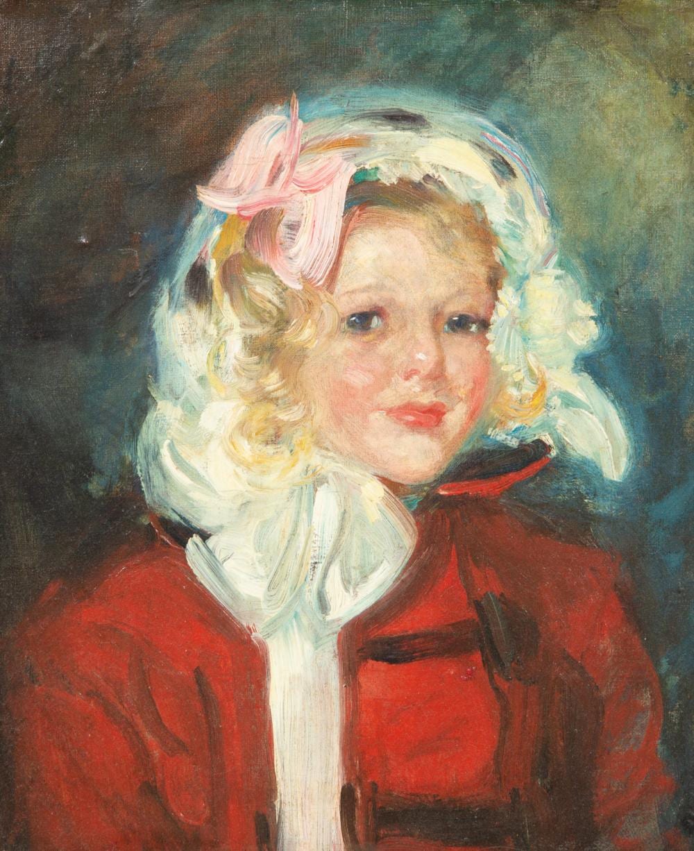 Karl Anderson comparable auction result: karl anderson american 1874 1956 melissa as a child