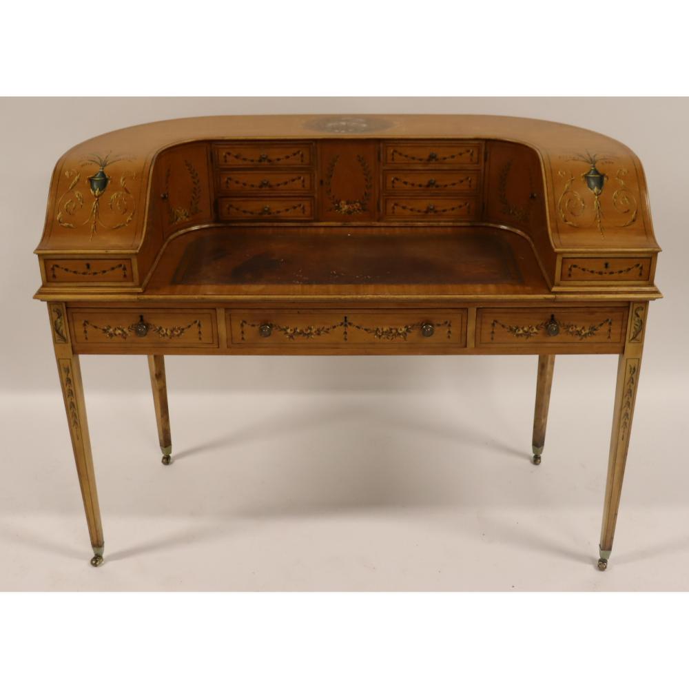 Fine Quality Antique Adams Style Carlton House sold by Clarke Auction Gallery, lot 356 — auction record photograph