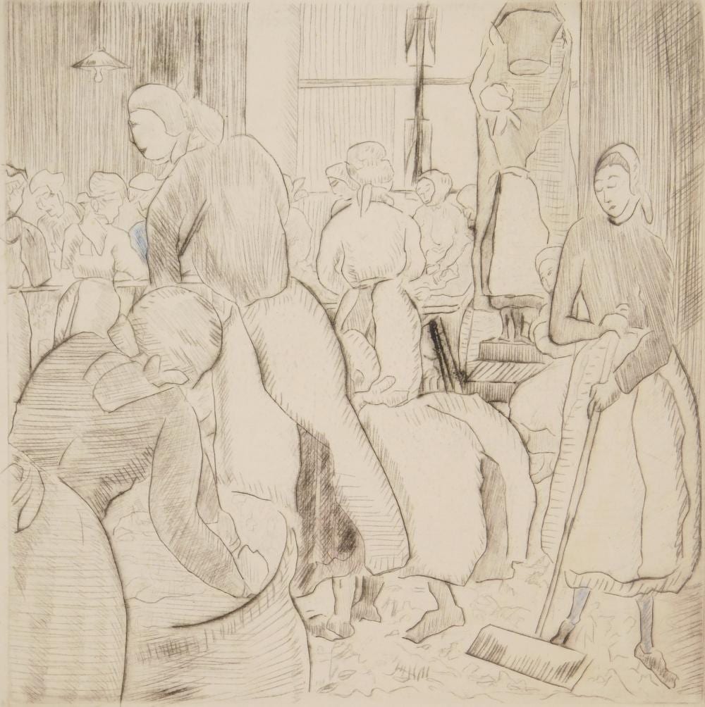 Paula Wimmer comparable auction result: paula wimmer german 1876 1971 etching