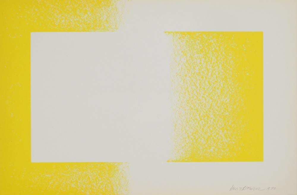 Richard Anuskiewicz comparable auction result: richard anuskiewicz american 1930 2020 silkscreen