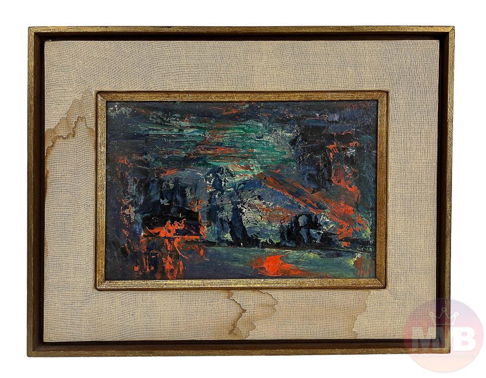 Naomi Lorne comparable auction result: naomi lorne 1902 1964 abstract oil painting board