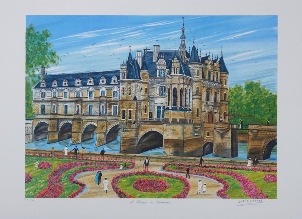 dan gandre le ch teau de chenonceau · TGP Auction · 2024-02-15 Dan Gandre comparable auction result: dan gandre le ch teau de chenonceau