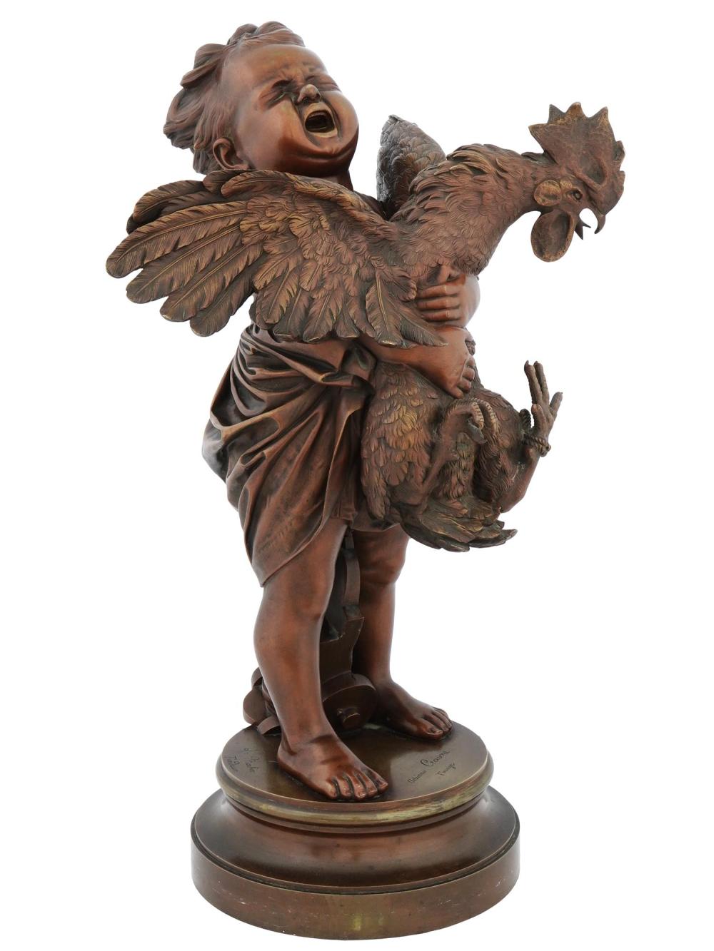 Adriano Cecioni comparable auction result: antique italian bronze figurine by adriano cecioni
