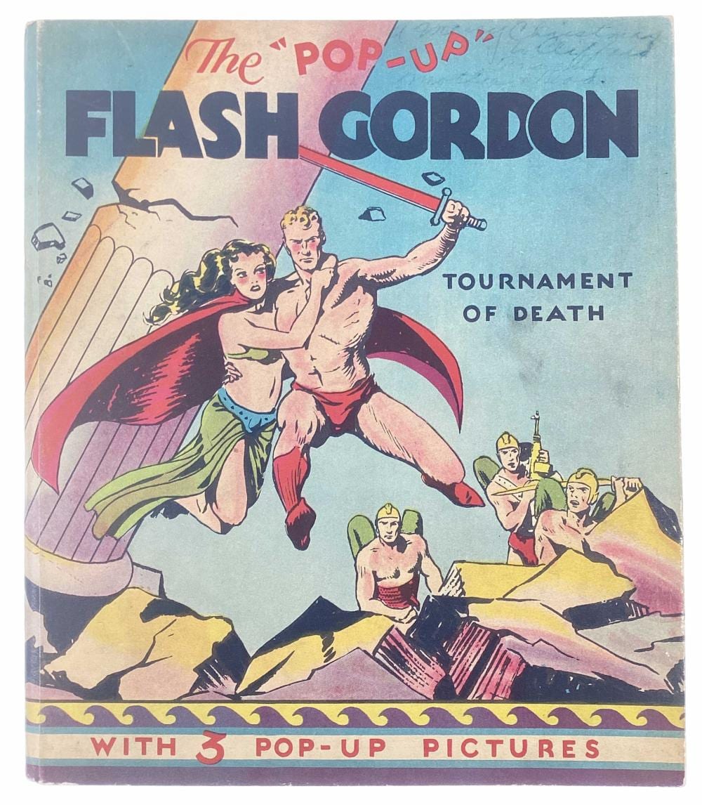 Alexander Gillespie Raymond comparable auction result: 1935 flash gordon pop up book by alex raymond