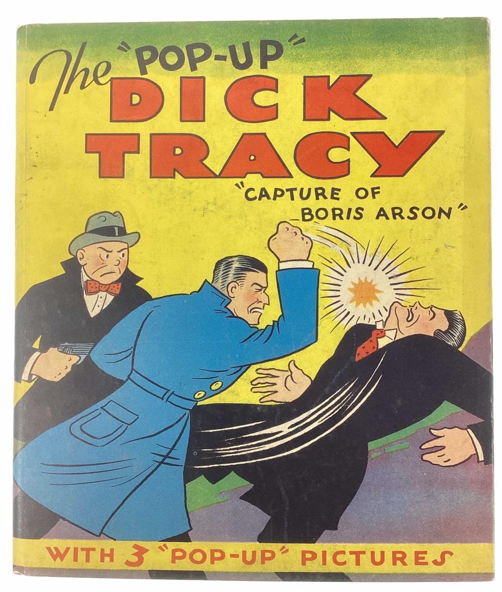 Chester Gould comparable auction result: 1935 dick tracy pop up book by chester gould