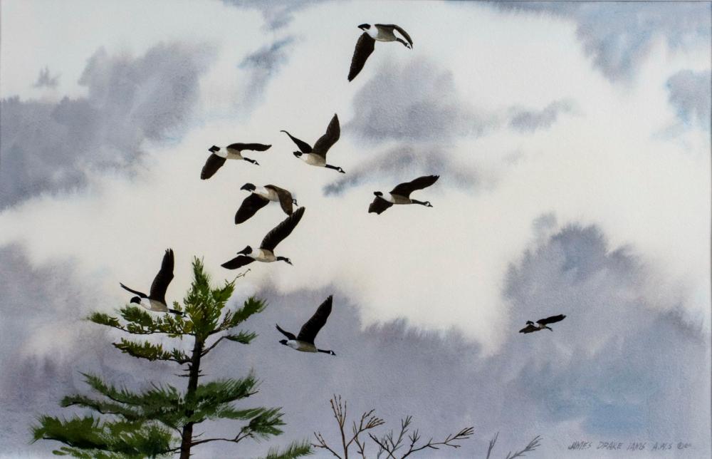 James Drake Iams comparable auction result: james iams pa md 20c watercolor painting