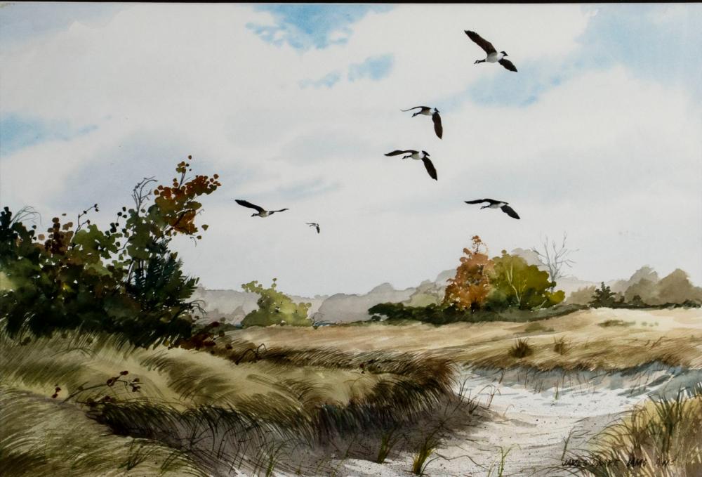 James Drake Iams comparable auction result: james iams pa md 20c watercolor painting