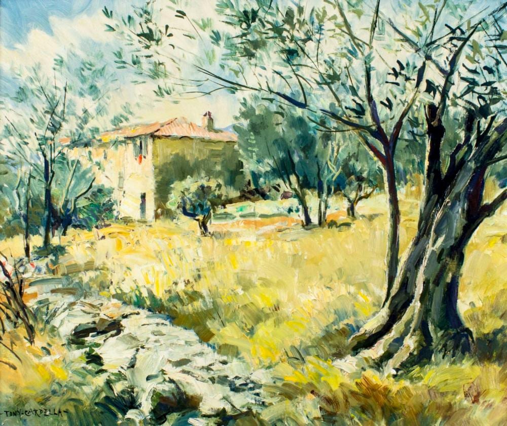 Tony Cardella comparable auction result: tony cardella french 1898 1976 oil painting