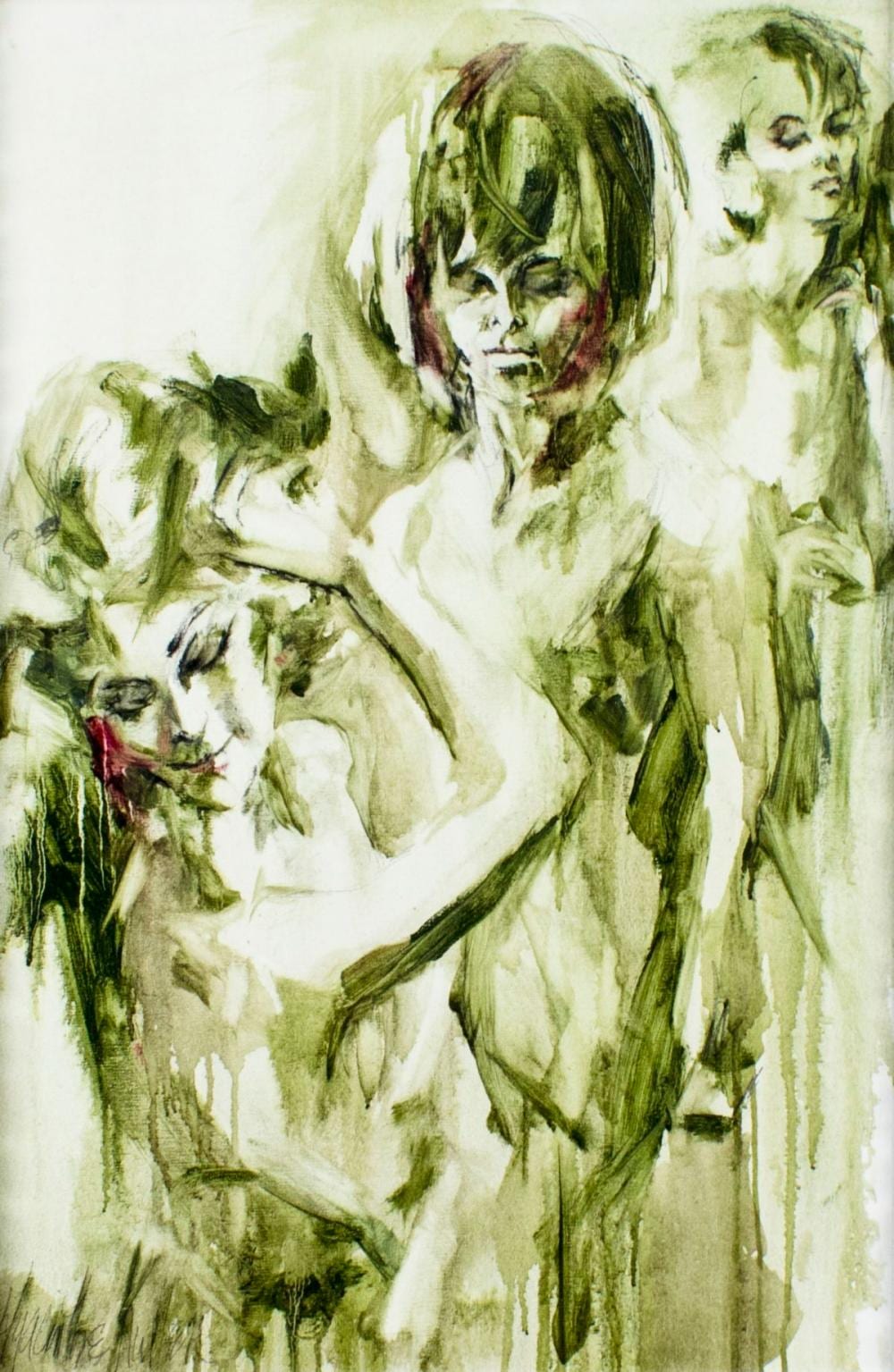 Hyacinthe Kuller-Baron comparable auction result: hyacinthe kuller baron ny 20c oil painting