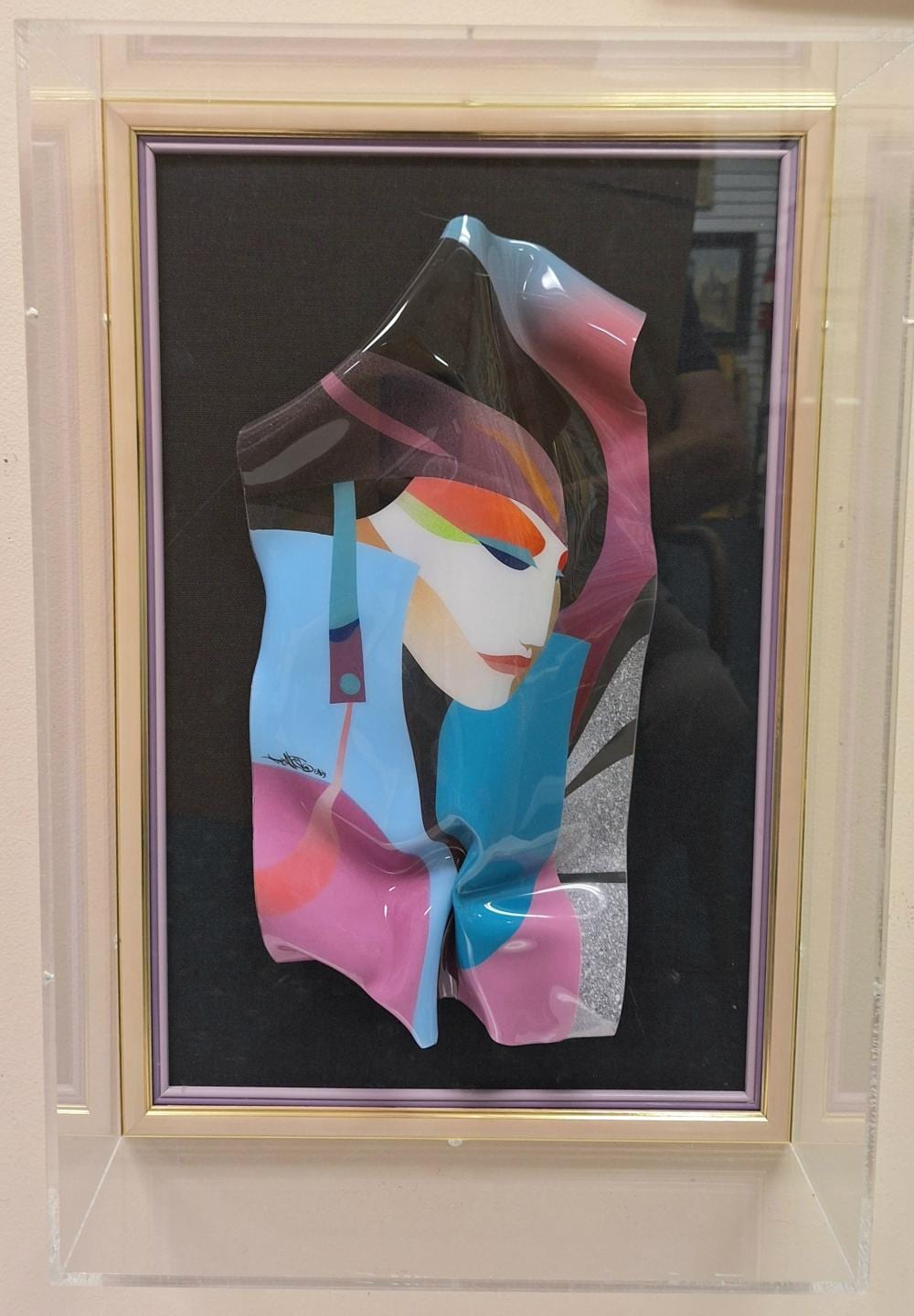 Ned Moulton comparable auction result: ned moulton 24x16 abstract female