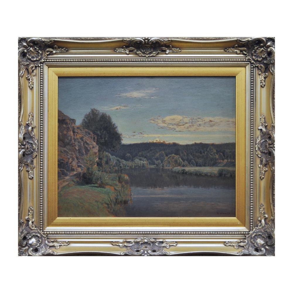 thomas leitner 1876 1949 river landscape 1918 oil on board 40 x 50cm frame 62 x 72cm · Lawsons · 2024-02-11 Thomas Leitner comparable auction result: thomas leitner 1876 1949 river landscape 1918 oil on board 40 x 50cm frame 62 x 72cm