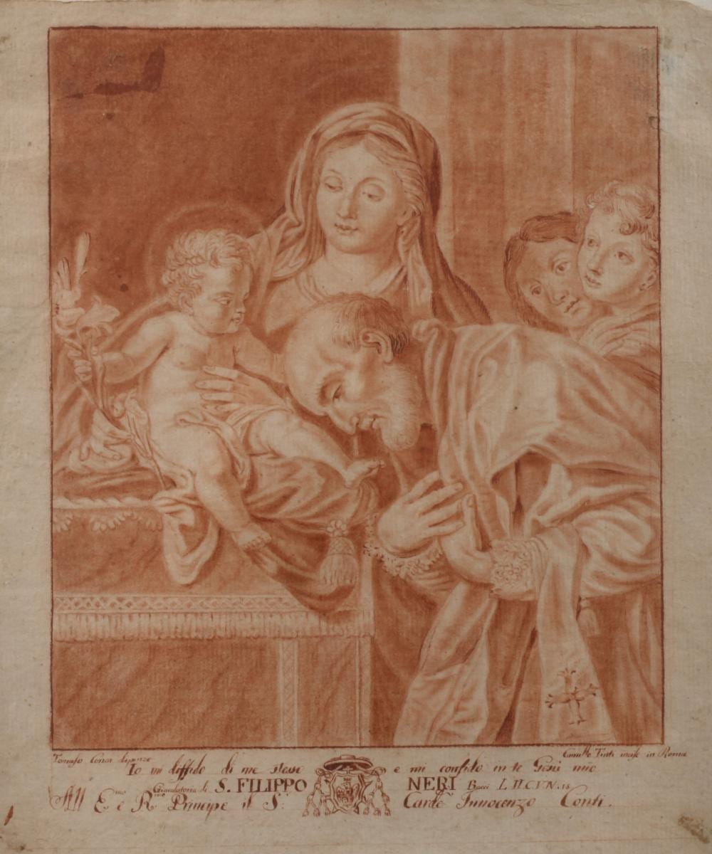 Tommaso Conca comparable auction result: tommaso conca philippo neri und des jesuskind