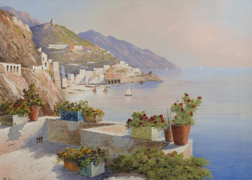 Maria Gianni comparable auction result: maria gianni sonniger tag an der mittelmeerk ste