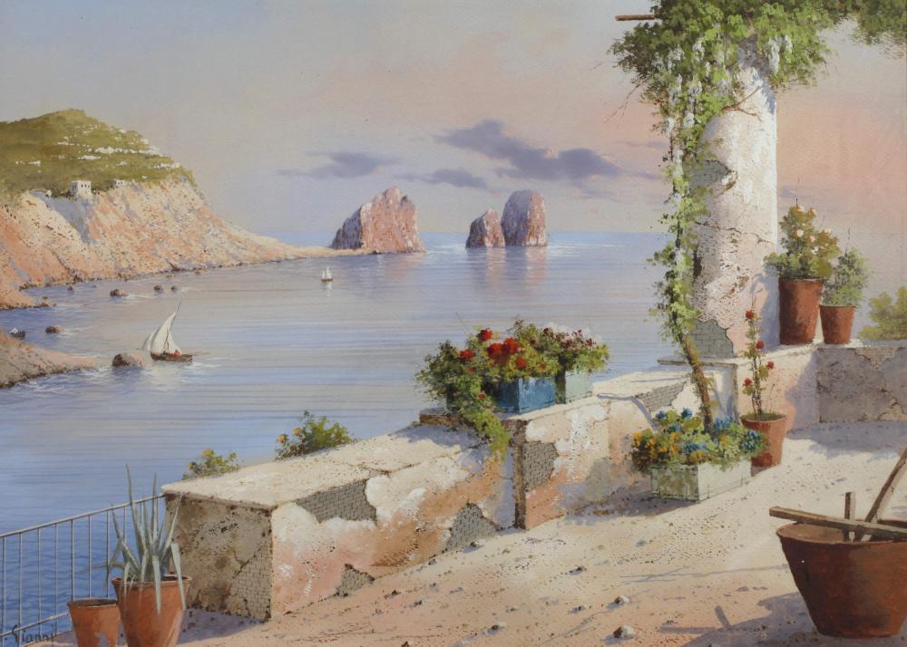 maria gianni faraglioni auf capri · Auktionshaus Mehlis GmbH · 2024-02-24 M. GIANNI comparable auction result: maria gianni faraglioni auf capri