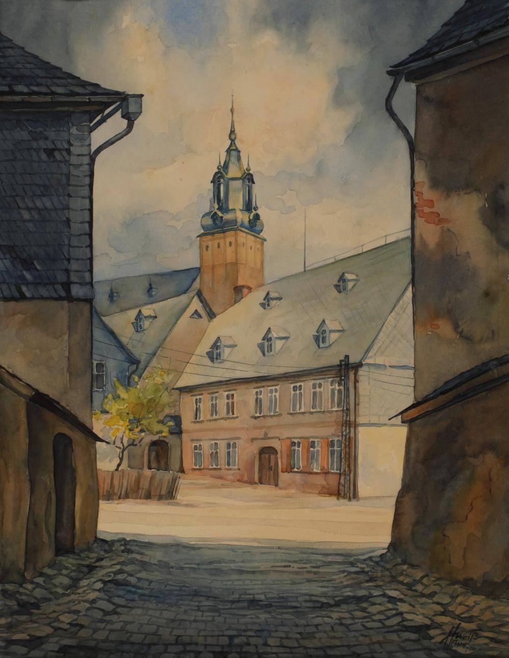 Hans Weiß comparable auction result: hans wei aue schneeberg zobelplatz