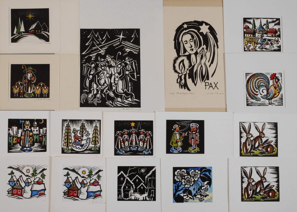 Hans Weiß comparable auction result: hans wei aue konvolut graphik