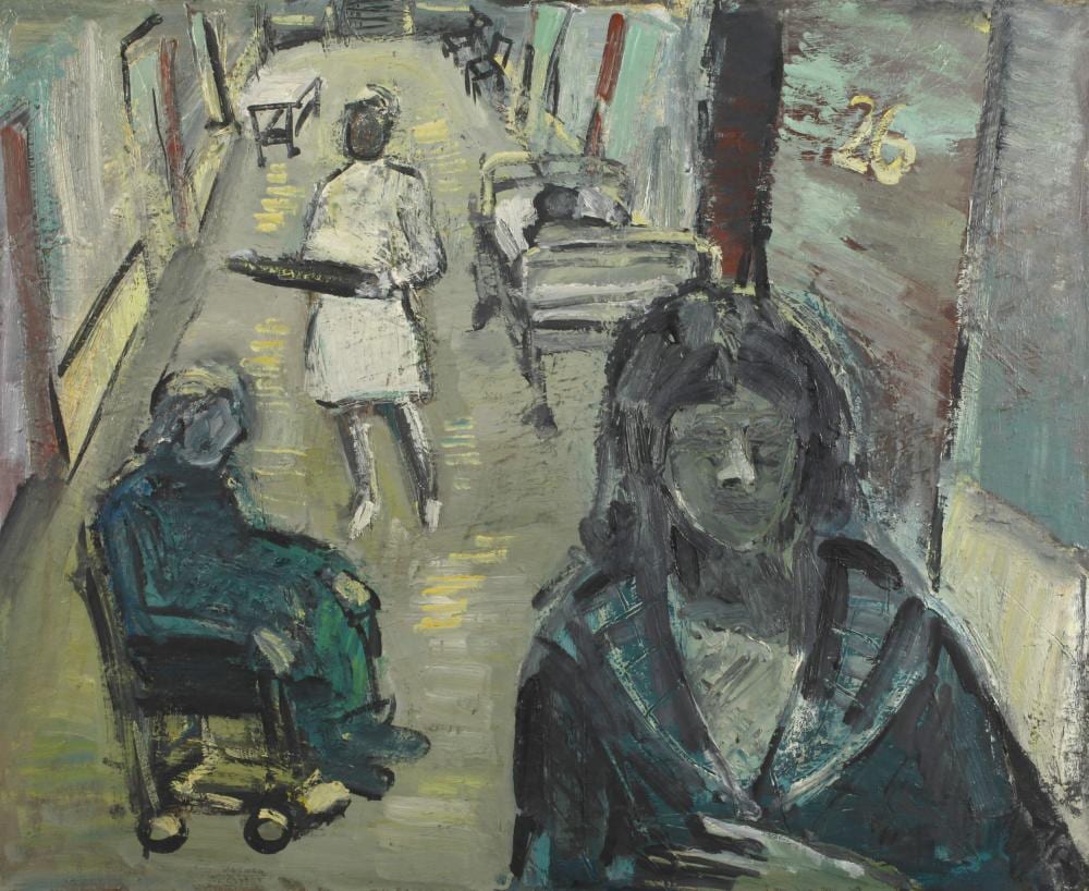 Lothar Gemmel comparable auction result: lothar gemmel attr auf der krankenstation