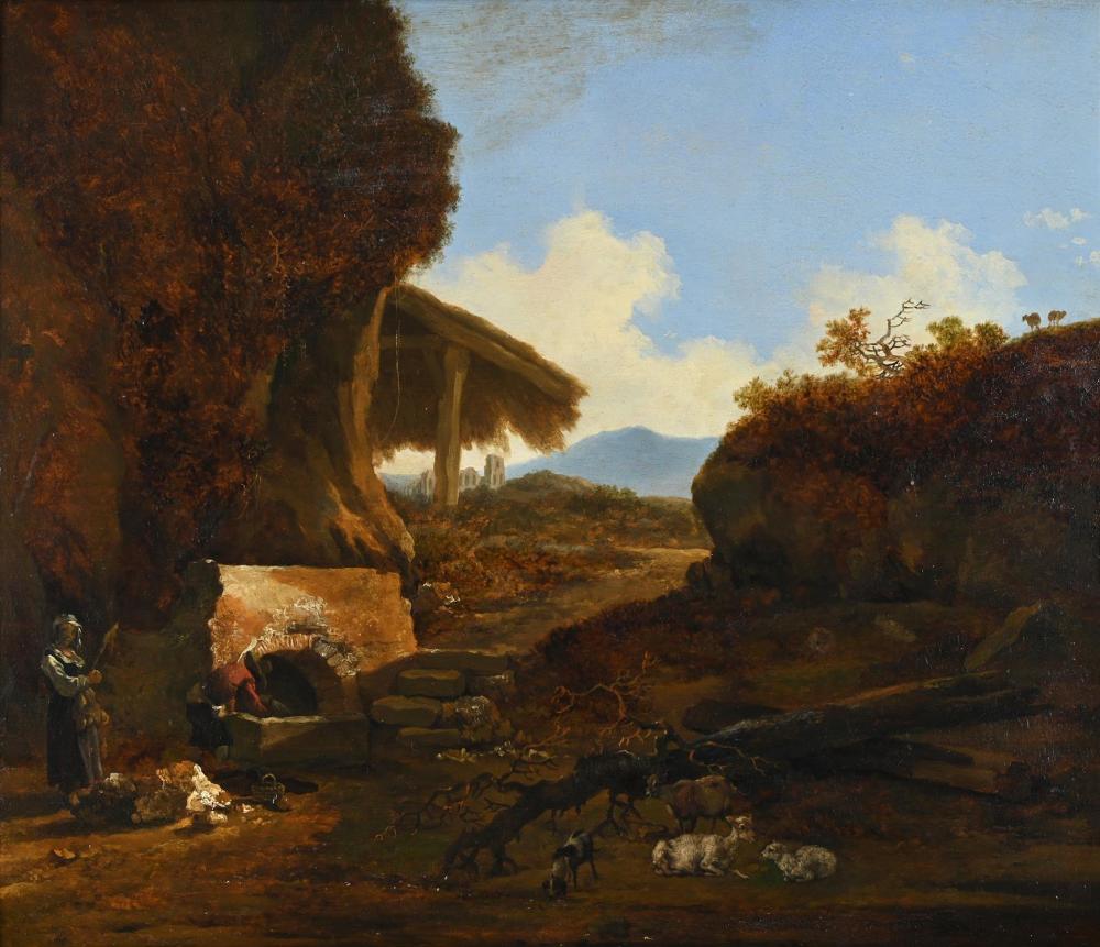 adam pynacker dutch 1622 1673 landscape with peasants at spring · Dreweatts 1759 Fine Sales · 2024-02-21 Adam Pynacker comparable auction result: adam pynacker dutch 1622 1673 landscape with peasants at spring