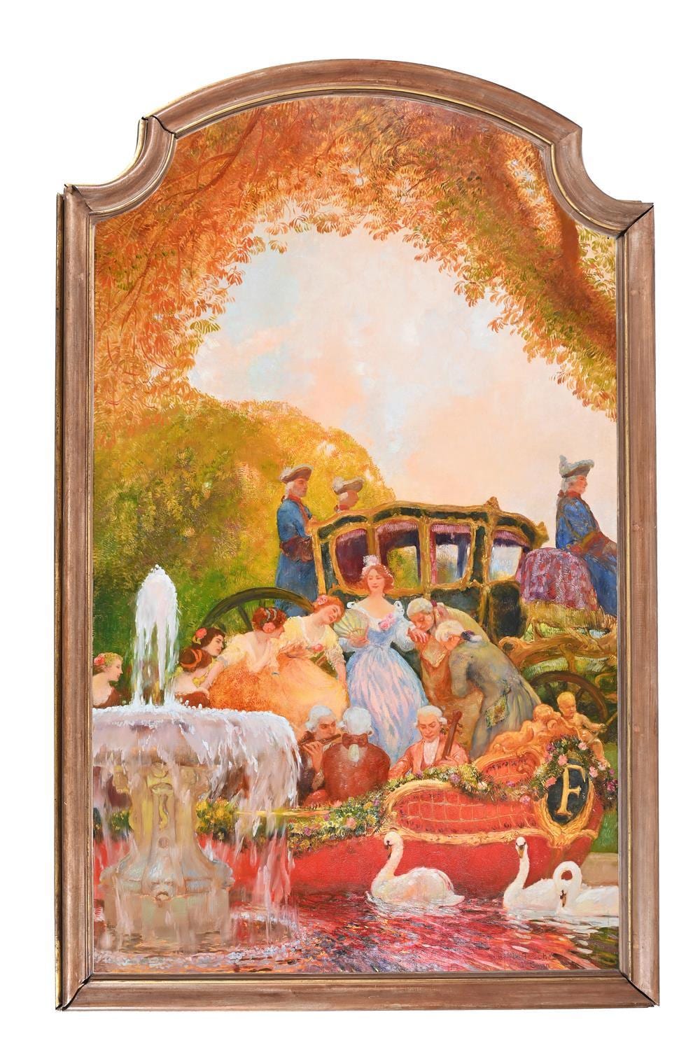 Gaston La Touche comparable auction result: gaston la touche french 1854 1913 l arriv e de la princesse