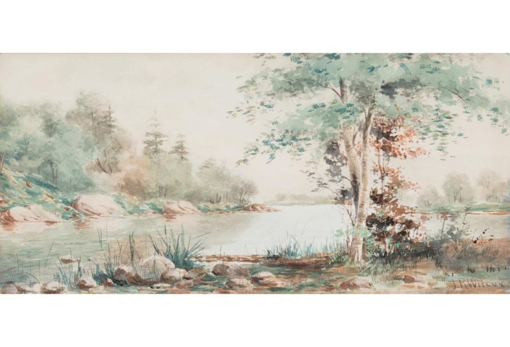 James Ralph Wilcox comparable auction result: james ralph wilcox american florida 1866 1915
