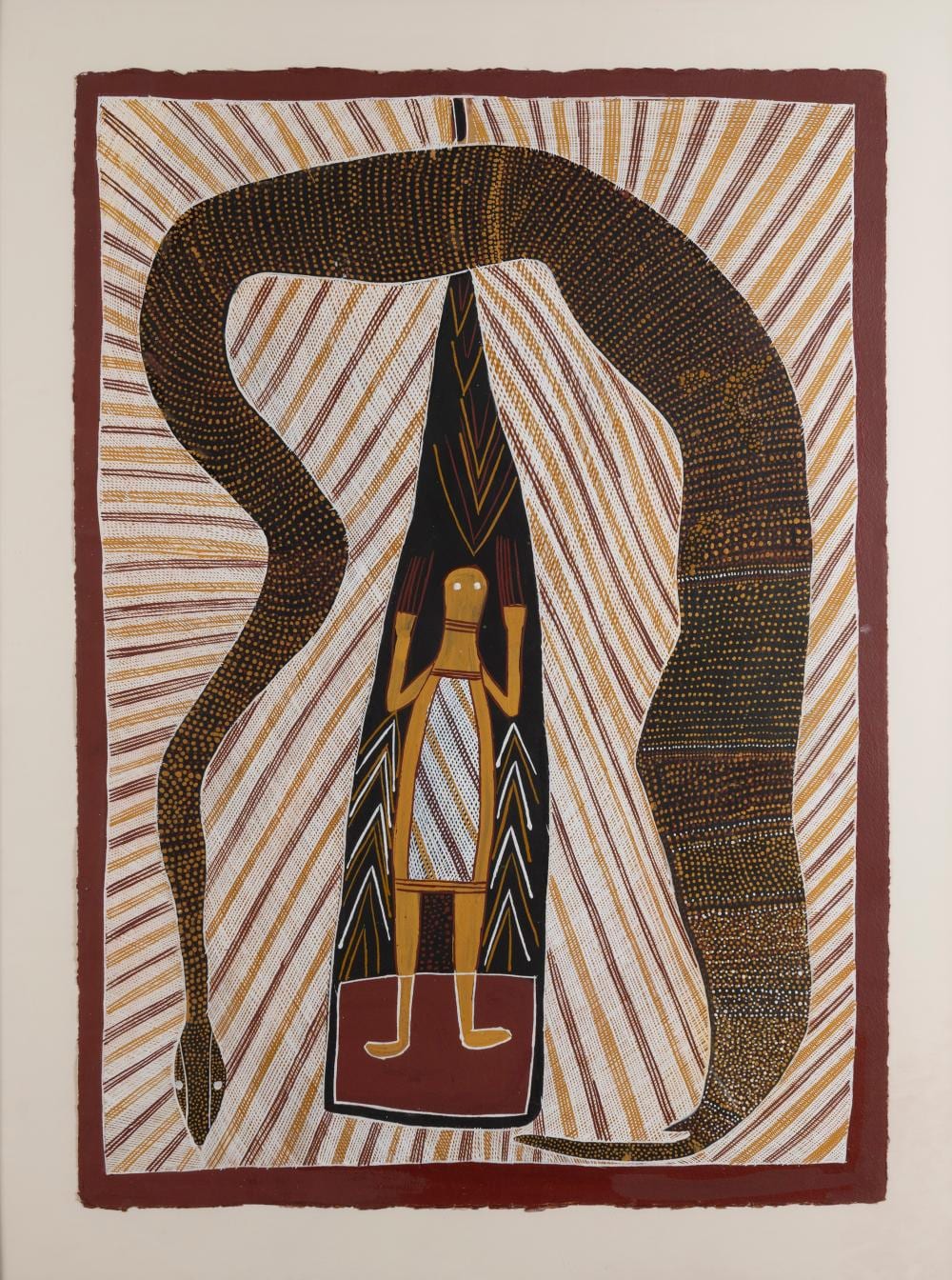 PHILIP GUDTHAYKUDTHAY comparable auction result: philip gudthaykudthay 1925 2022 wagilag sister wititj 2002