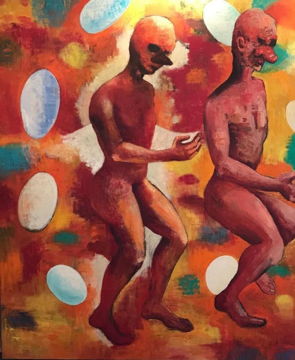 Peter Walsh comparable auction result: peter walsh 1958 2009 two figures 1993