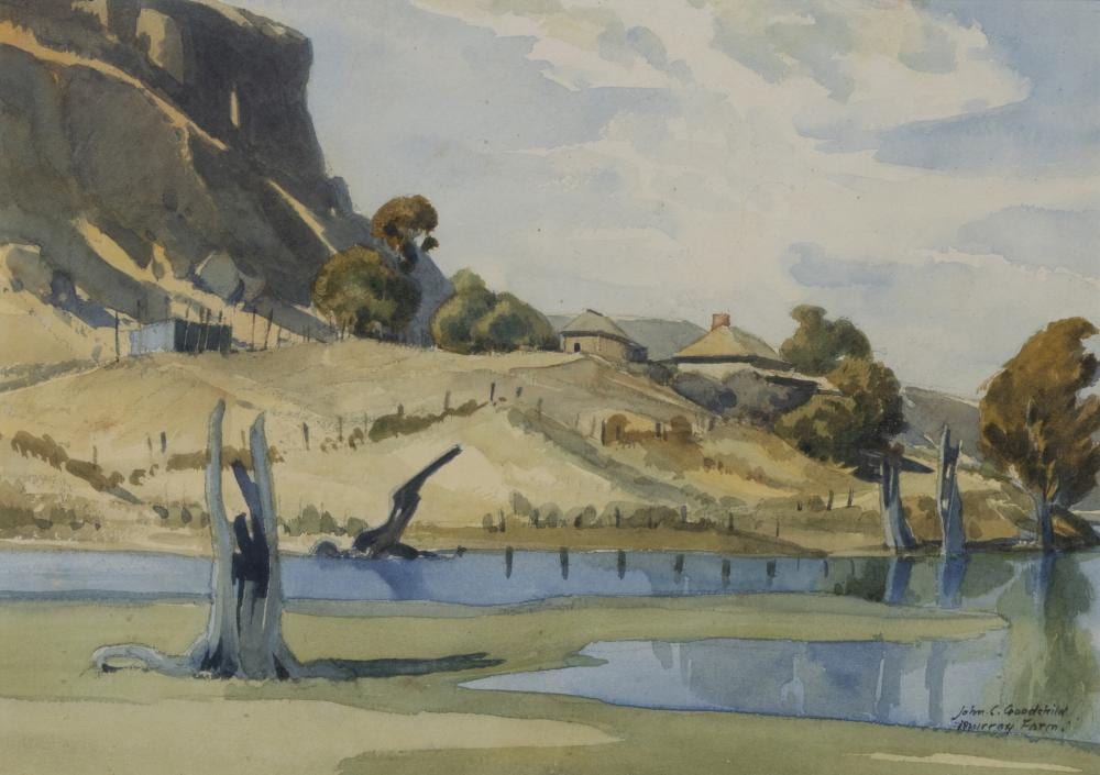 John Charles Goodchild comparable auction result: john goodchild 1898 1980 murray farm