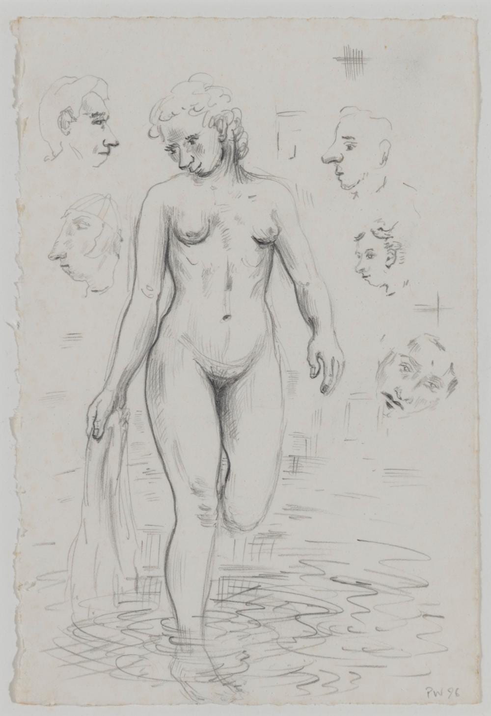 Peter Walsh comparable auction result: peter walsh born 1958 2009 bather 1996