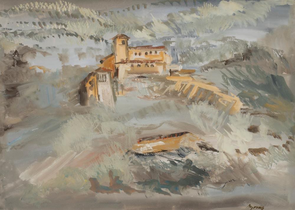 Moya Dyring comparable auction result: moya dyring 1908 1967 european landscape