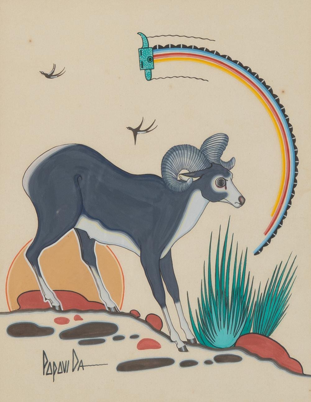popovi da bighorn · Santa Fe Art Auction · 2024-02-08 Popovi Da comparable auction result: popovi da bighorn