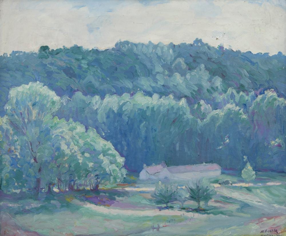 Maurits Joseph Niekerk comparable auction result: maurits joseph niekerk 1871 1940 oil on canvas montigny sur loing signed