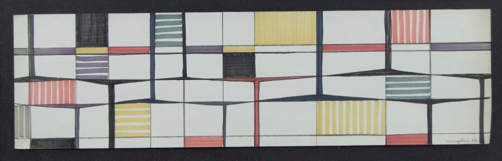 Aldo Mengolini comparable auction result: aldo mengolini 1930 39 gouache signed and dated 59