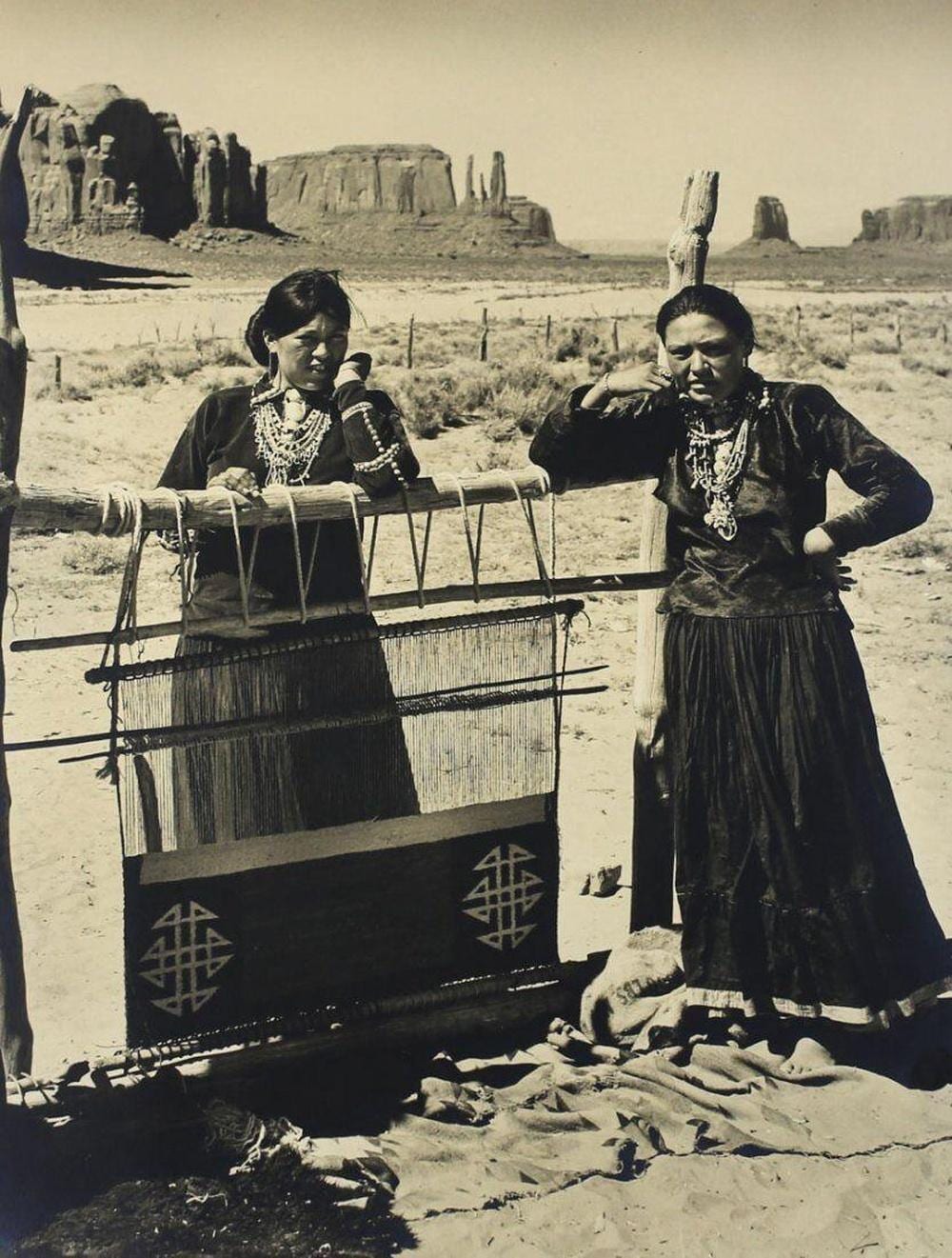 Josef Muench comparable auction result: josef muench american 1904 1998 b w photograph women of the desert
