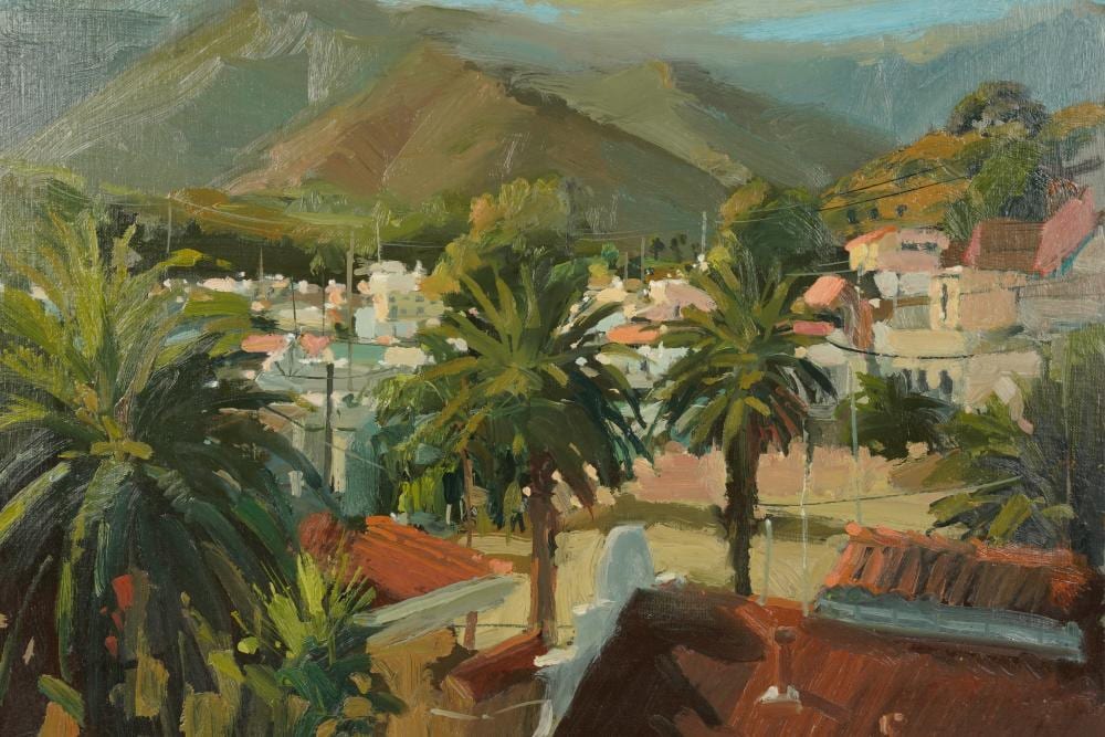 ken auster 1949 2016 view from the roof catalina · Abell Auction · 2024-02-08 Ken Auster comparable auction result: ken auster 1949 2016 view from the roof catalina