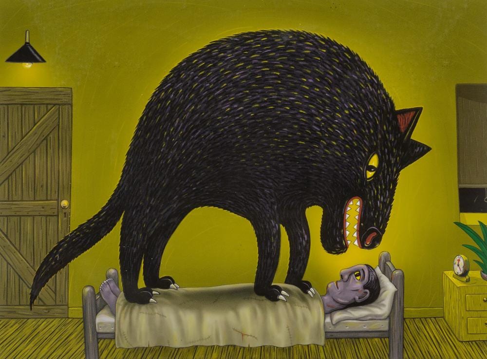Norman Catherine comparable auction result: norman catherine sa born 1949 screenprint gotcha signed numbered 2 45 in pencil 44 x 54 sheet size