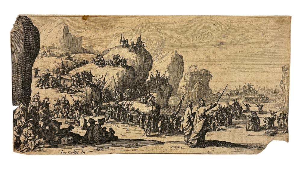 Jacques (1592) Callot comparable auction result: la traversata del mar rosso