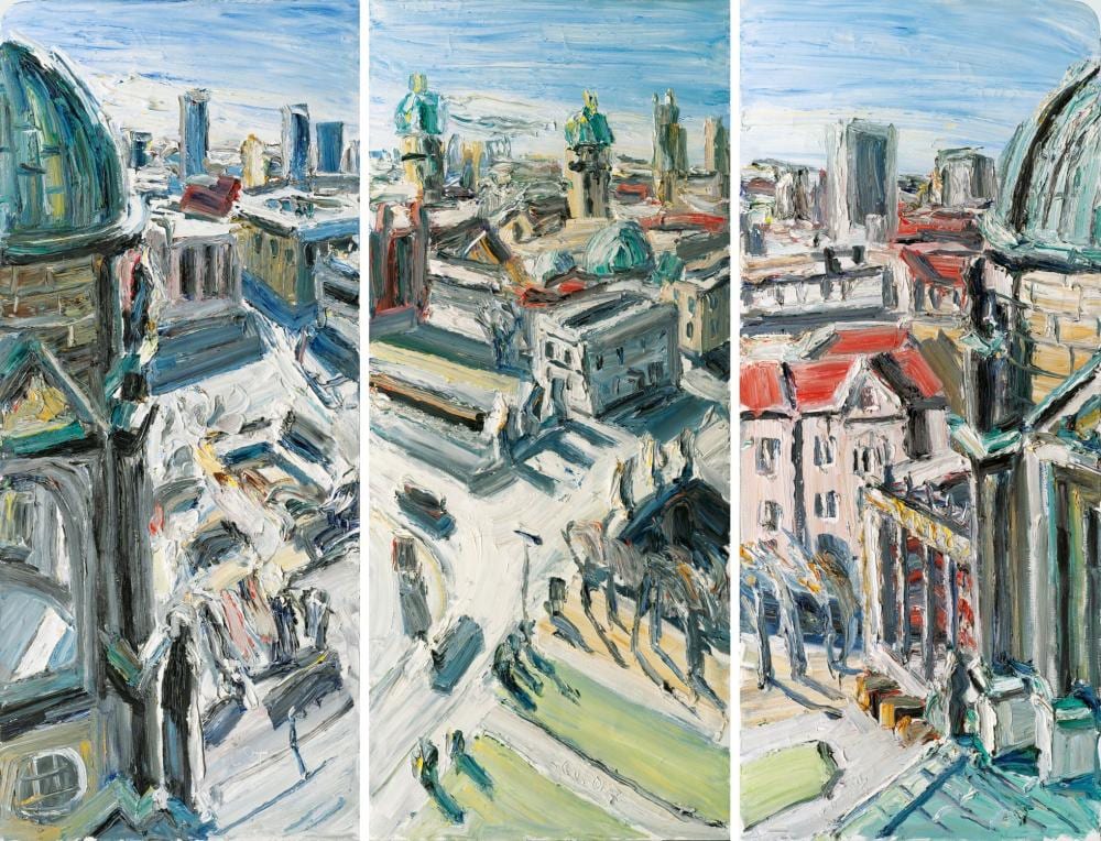 Christopher Lehmpfuhl comparable auction result: christopher lehmpfuhl berlin 1972 triptych berlin