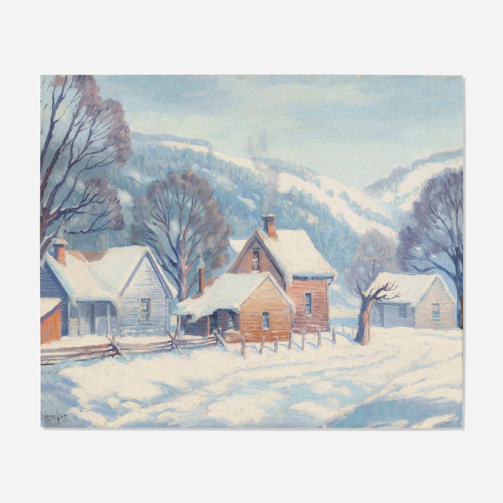 Frank Nuderscher comparable auction result: frank nuderscher middlebrook in winter