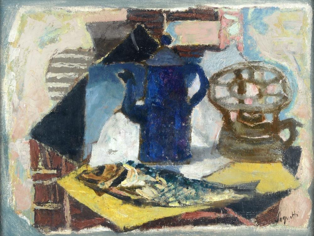 Giovanni (1897) Vagnetti comparable auction result: gianni vagnetti firenze 1898 1956 natura morta con pesce